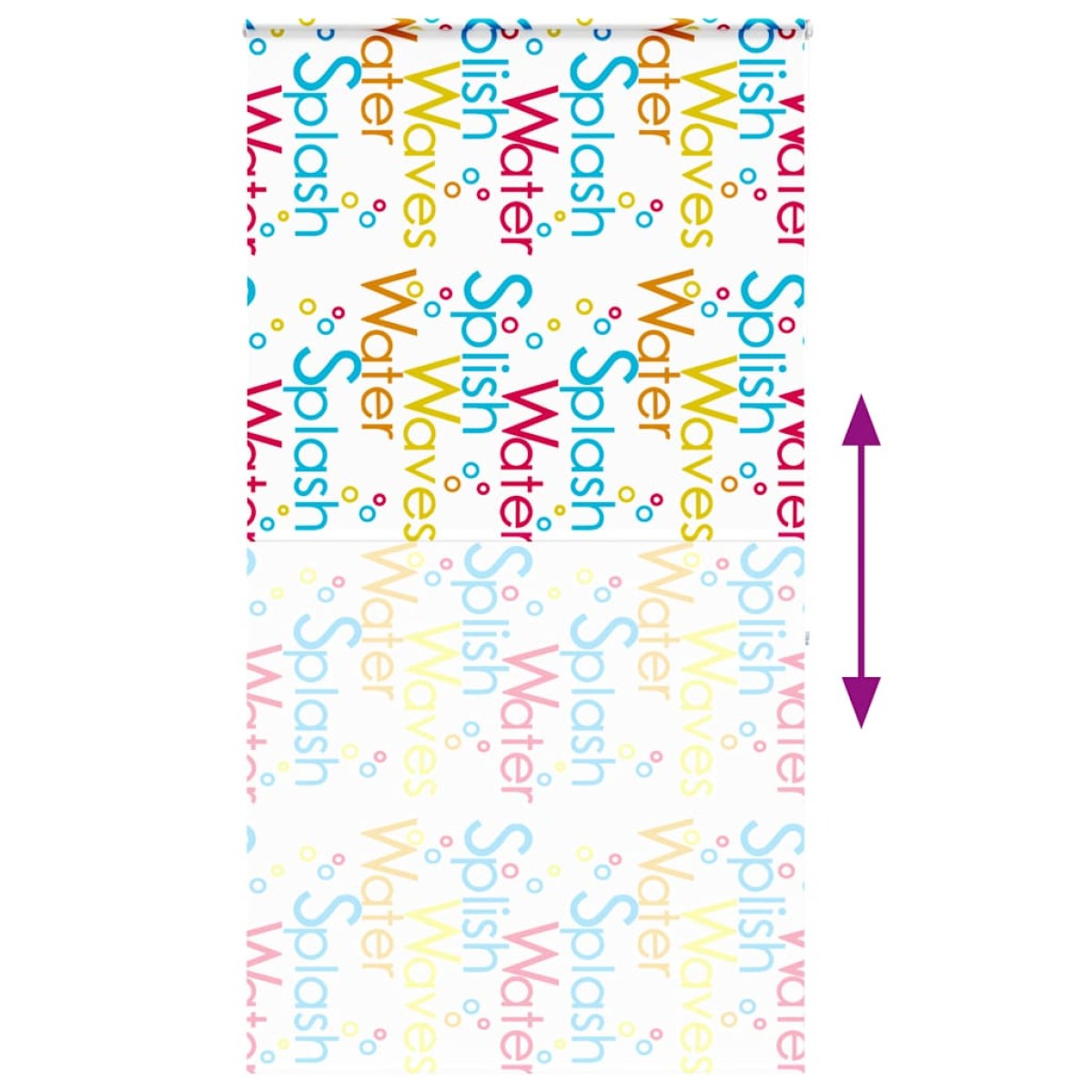 vidaXL Κουρτίνα Μπάνιου Ρολό κασέτα 140x240εκ. Πλάτος υφάσματος 136εκ.