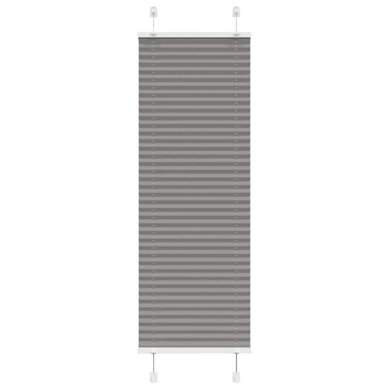 vidaXL Πλισέ περσίδα Ανθρακί 40x100 cm Πλάτος υφάσματος 39,4 cm
