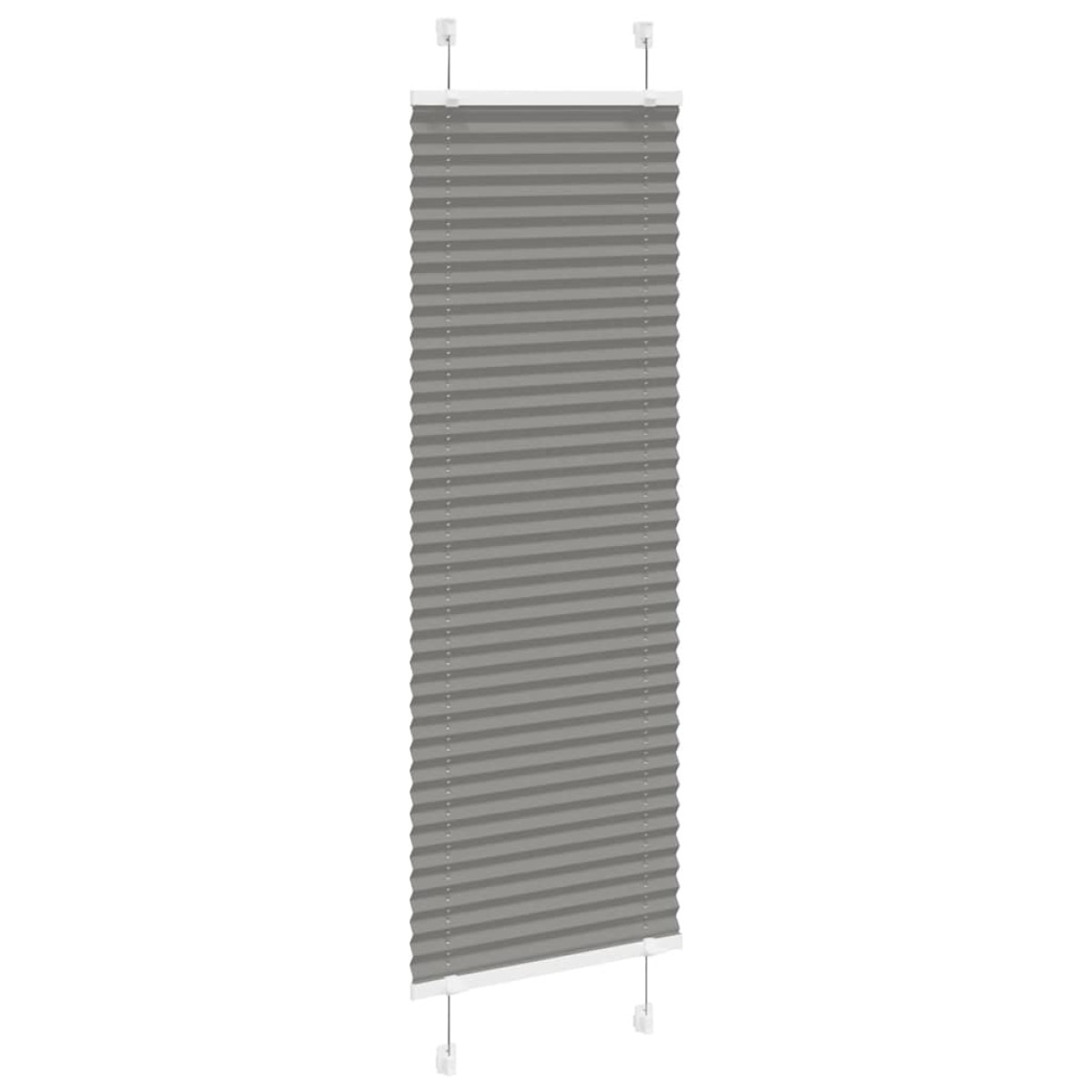 vidaXL Πλισέ περσίδα Ανθρακί 40x100 cm Πλάτος υφάσματος 39,4 cm