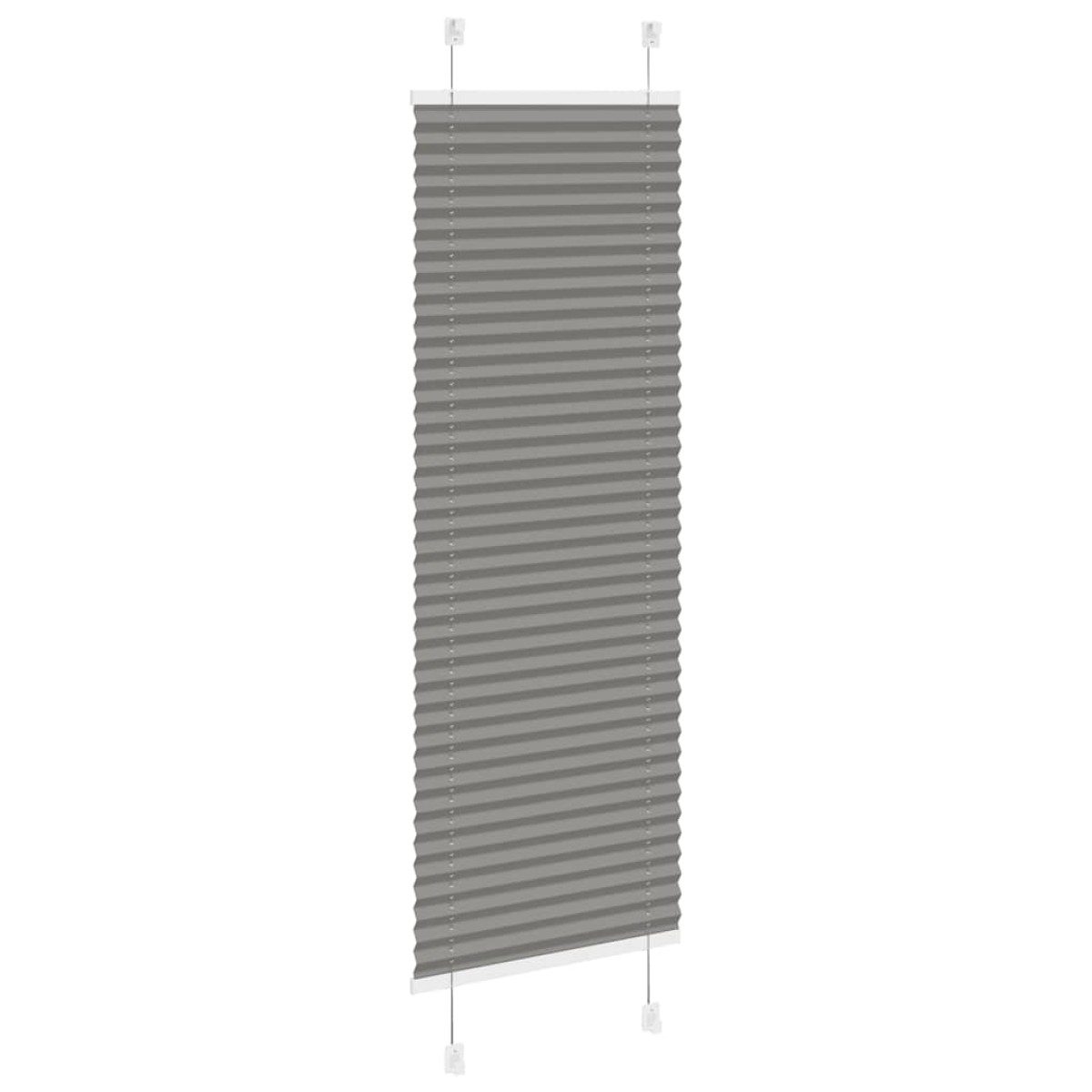 vidaXL Πλισέ περσίδα Ανθρακί 40x100 cm Πλάτος υφάσματος 39,4 cm