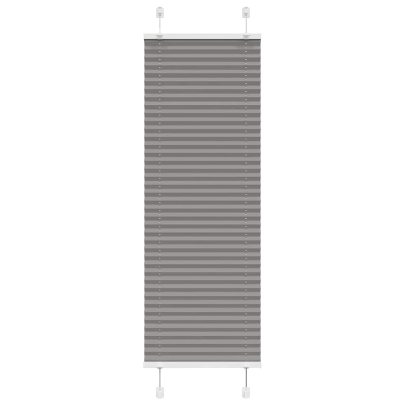 vidaXL Πλισέ περσίδα Ανθρακί 45x100 cm Πλάτος υφάσματος 44,4 cm