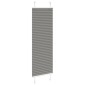 vidaXL Πλισέ περσίδα Ανθρακί 45x100 cm Πλάτος υφάσματος 44,4 cm