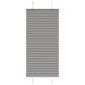vidaXL Πλισέ περσίδα Ανθρακί 55x100 cm Πλάτος υφάσματος 54,4 cm
