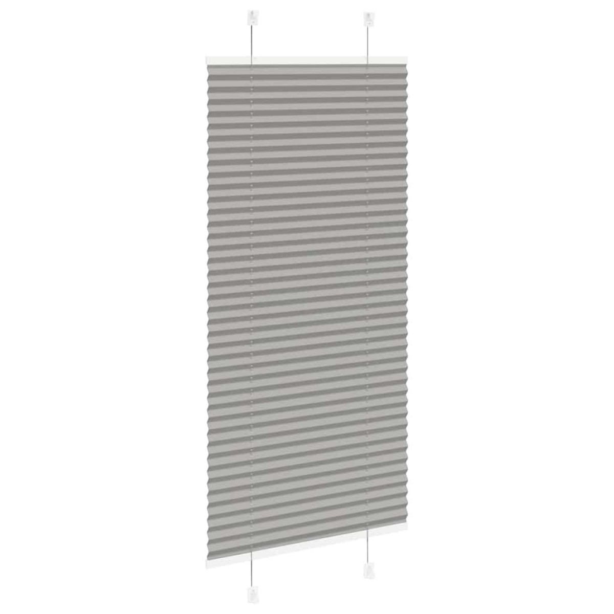 vidaXL Πλισέ περσίδα Ανθρακί 55x100 cm Πλάτος υφάσματος 54,4 cm