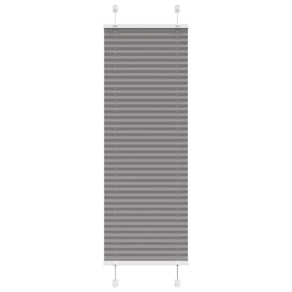vidaXL Πλισέ περσίδα Ανθρακί 40x150 cm Πλάτος υφάσματος 39,4 cm