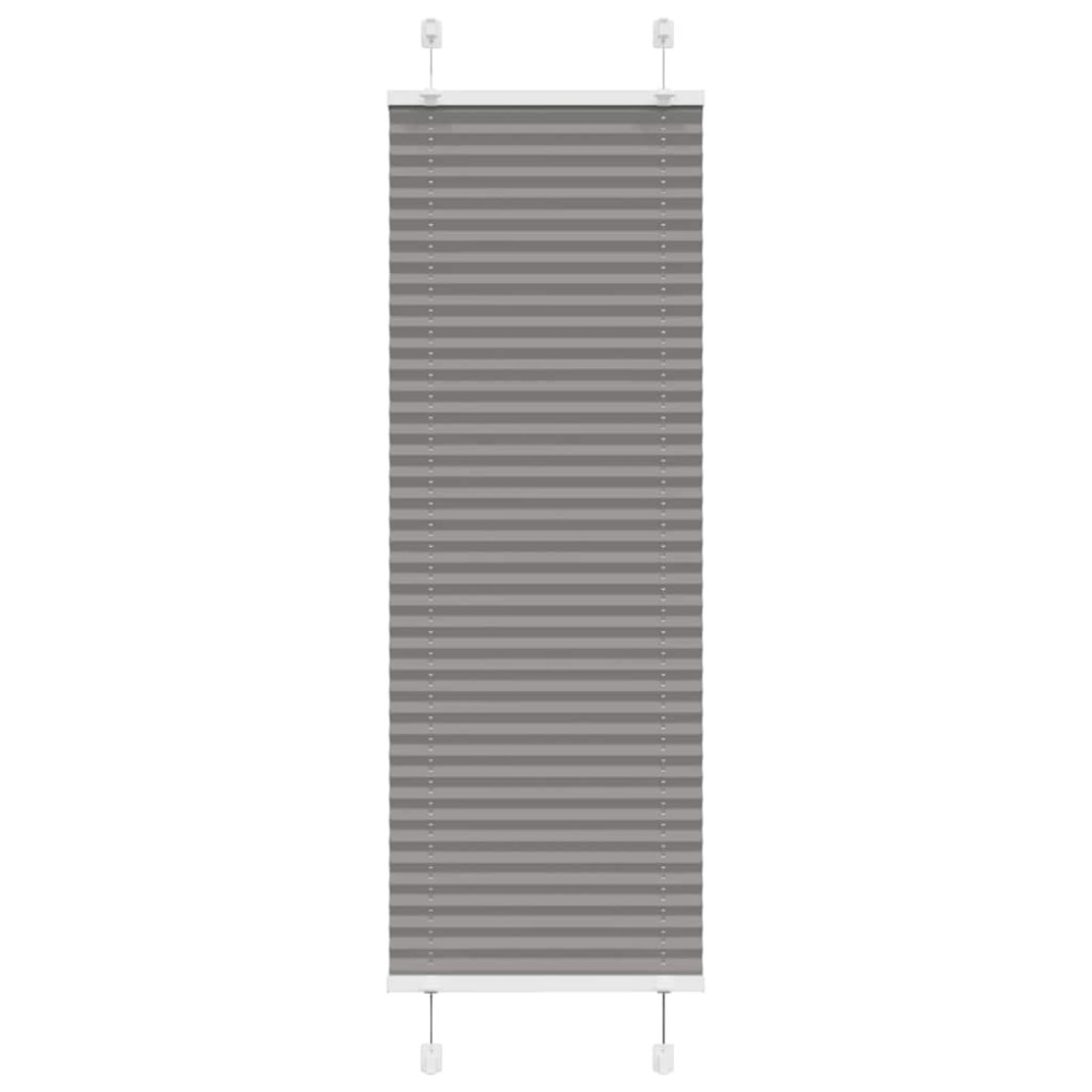 vidaXL Πλισέ περσίδα Ανθρακί 45x150 cm Πλάτος υφάσματος 44,4 cm