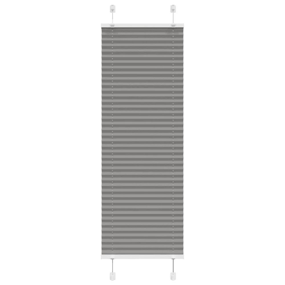 vidaXL Πλισέ περσίδα Ανθρακί 50x150 cm Πλάτος υφάσματος 49,4 cm