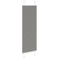 vidaXL Πλισέ περσίδα Ανθρακί 50x150 cm Πλάτος υφάσματος 49,4 cm