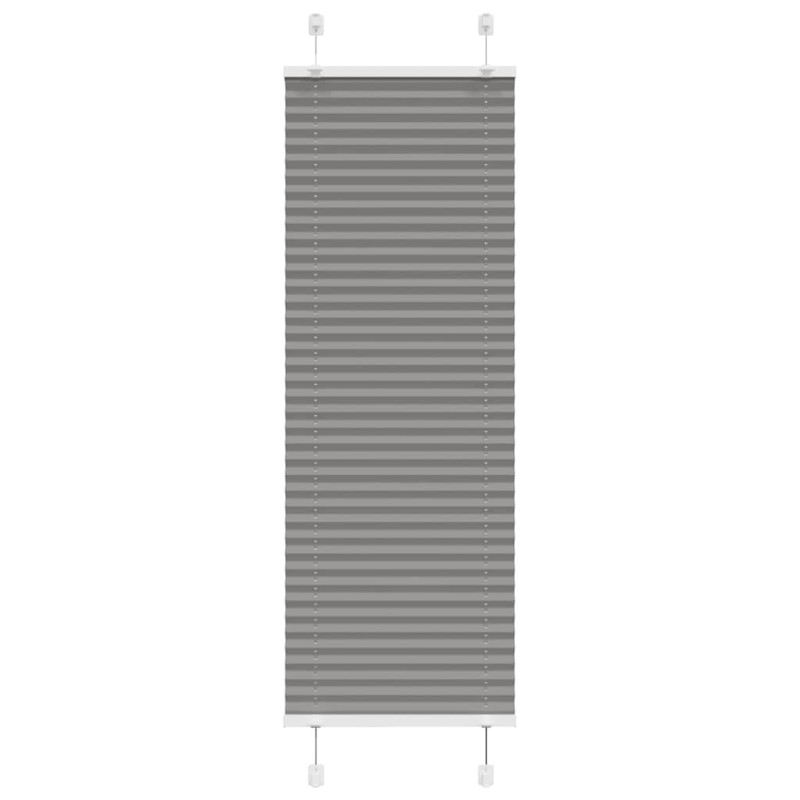 vidaXL Πλισέ περσίδα Ανθρακί 50x150 cm Πλάτος υφάσματος 49,4 cm