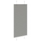vidaXL Πλισέ περσίδα Ανθρακί 55x150 cm Πλάτος υφάσματος 54,4 cm
