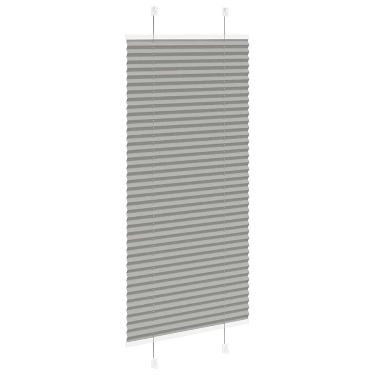 vidaXL Πλισέ περσίδα Ανθρακί 55x150 cm Πλάτος υφάσματος 54,4 cm