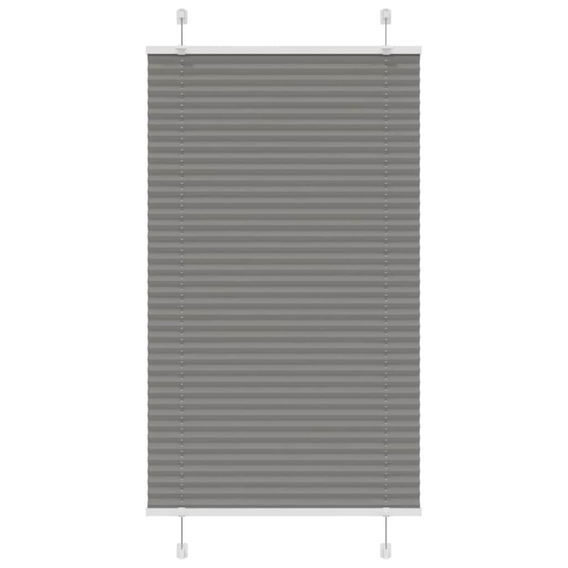 vidaXL Πλισέ περσίδα Ανθρακί 70x150 cm Πλάτος υφάσματος 69,4 cm