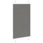 vidaXL Πλισέ περσίδα Ανθρακί 75x150 cm Πλάτος υφάσματος 74,4 cm