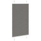 vidaXL Πλισέ περσίδα Ανθρακί 80x150 cm Πλάτος υφάσματος 79,4 cm