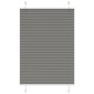 vidaXL Πλισέ περσίδα Ανθρακί 85x150 cm Πλάτος υφάσματος 84,4 cm