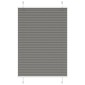 vidaXL Πλισέ περσίδα Ανθρακί 95x150 cm Πλάτος υφάσματος 94,4 cm