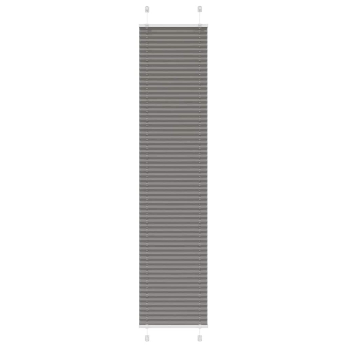 vidaXL Πλισέ περσίδα Ανθρακί 40x200 cm Πλάτος υφάσματος 39,4 cm