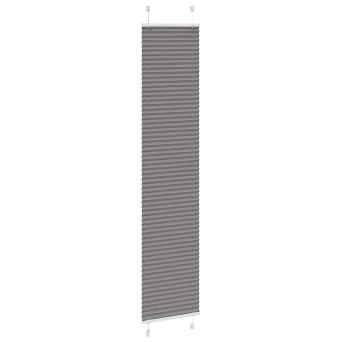 vidaXL Πλισέ περσίδα Ανθρακί 40x200 cm Πλάτος υφάσματος 39,4 cm