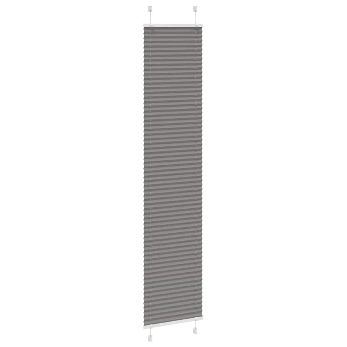 vidaXL Πλισέ περσίδα Ανθρακί 45x200 cm Πλάτος υφάσματος 44,4 cm