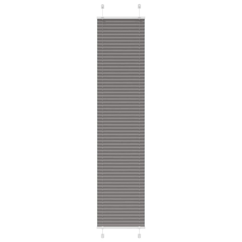 vidaXL Πλισέ περσίδα Ανθρακί 45x200 cm Πλάτος υφάσματος 44,4 cm
