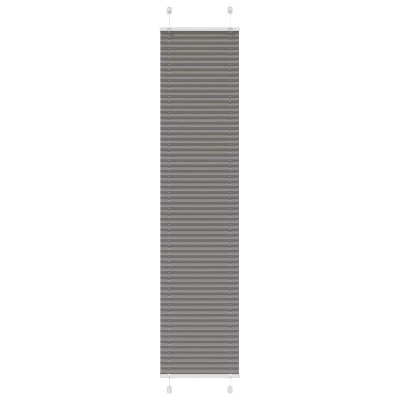 vidaXL Πλισέ περσίδα Ανθρακί 50x200 cm Πλάτος υφάσματος 49,4 cm