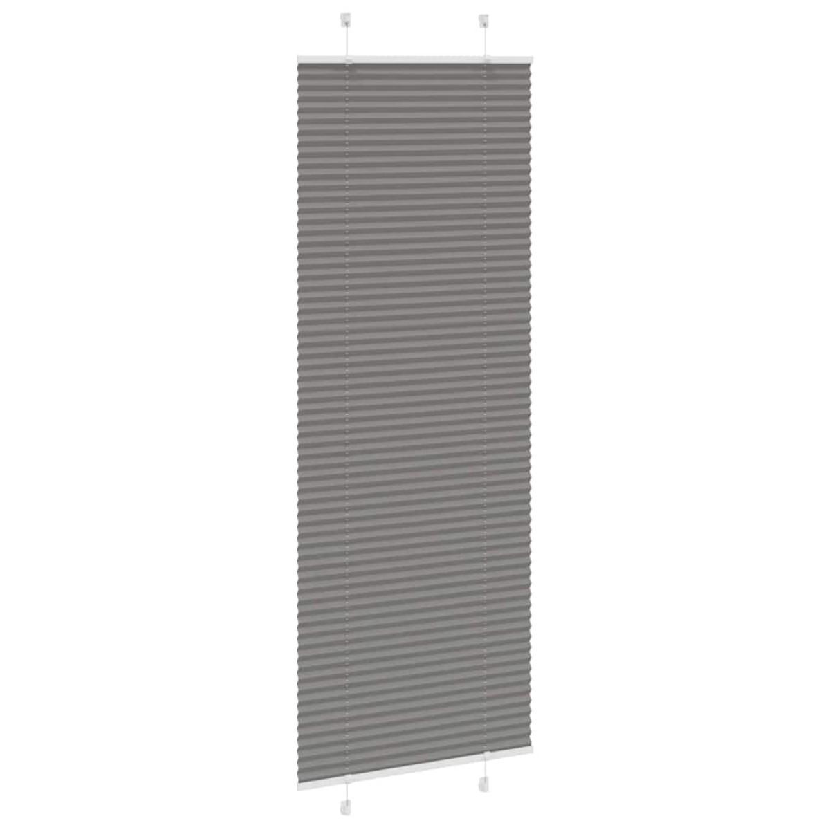 vidaXL Πλισέ περσίδα Ανθρακί 70x200 cm Πλάτος υφάσματος 69,4 cm
