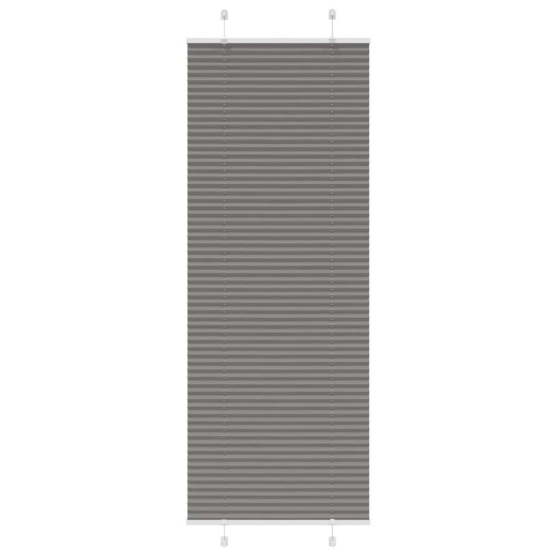 vidaXL Πλισέ περσίδα Ανθρακί 70x200 cm Πλάτος υφάσματος 69,4 cm