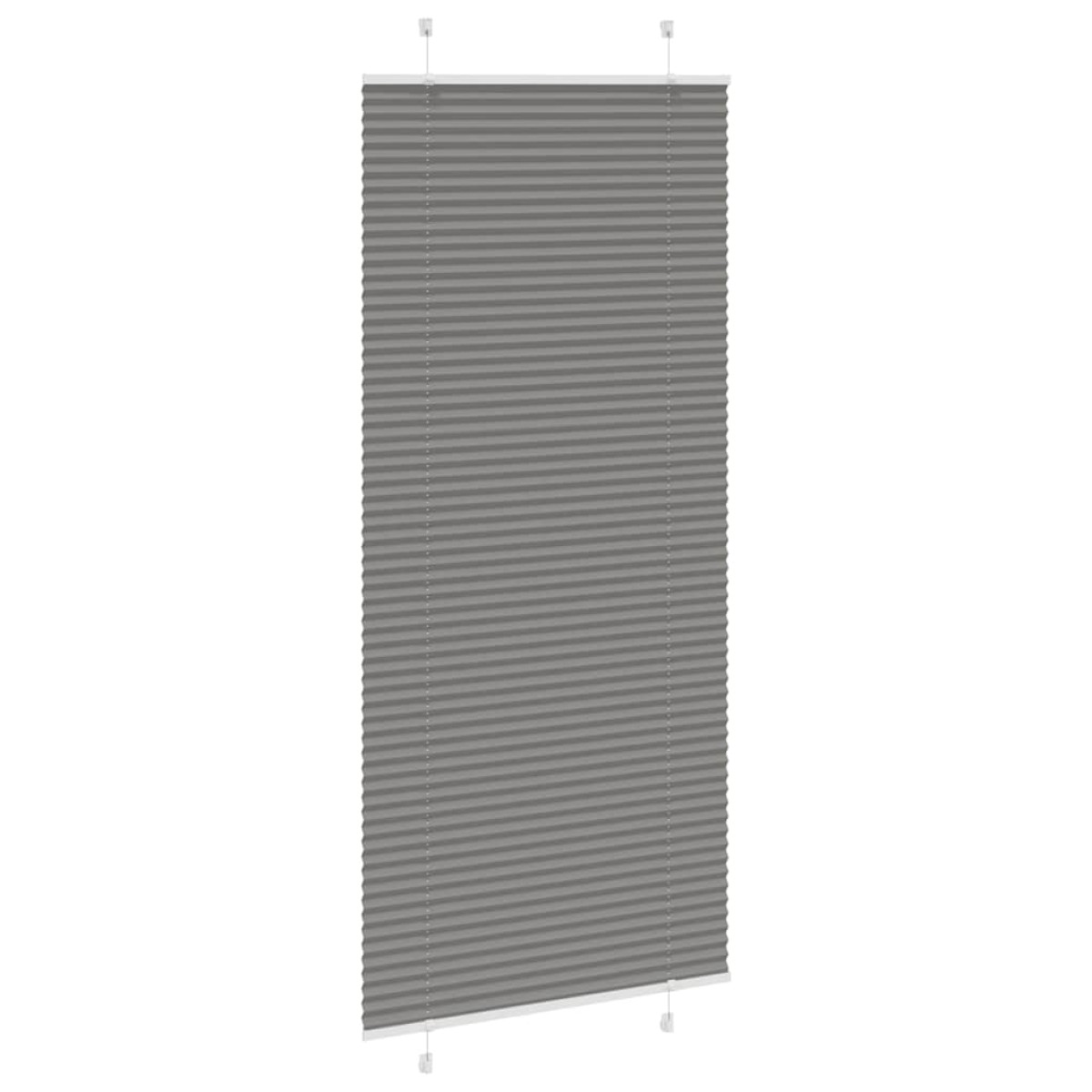 vidaXL Πλισέ περσίδα Ανθρακί 85x200 cm Πλάτος υφάσματος 84,4 cm