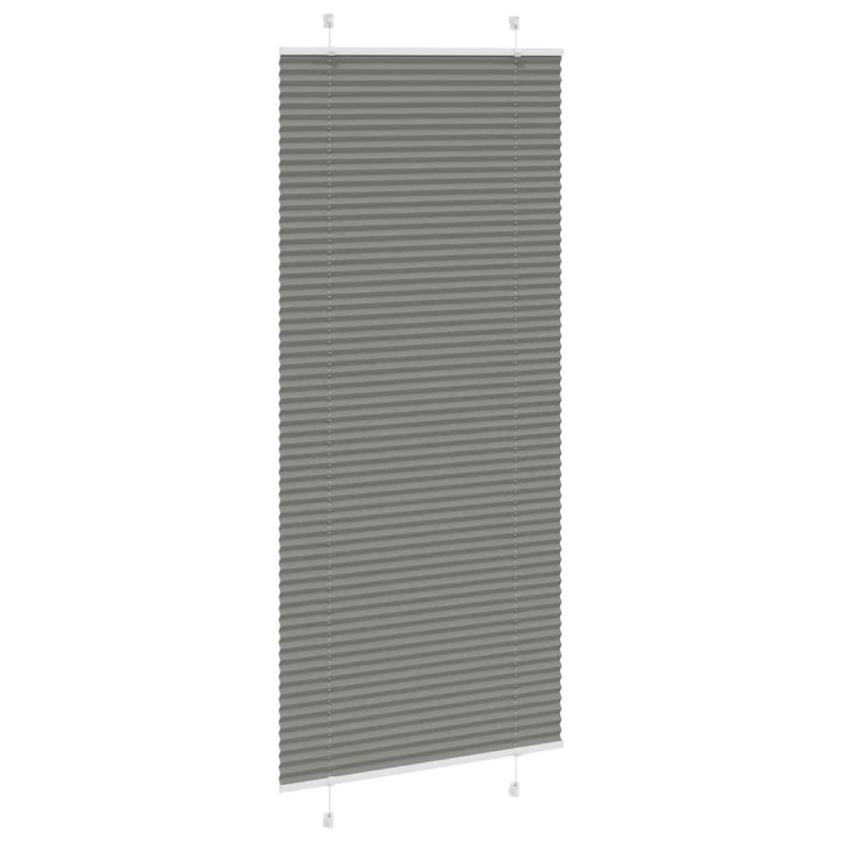 vidaXL Πλισέ περσίδα Ανθρακί 95x200 cm Πλάτος υφάσματος 94,4 cm