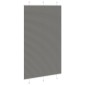 vidaXL Πλισέ περσίδα Ανθρακί 115x200 cm Πλάτος υφάσματος 114,4 cm