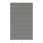 vidaXL Πλισέ περσίδα Ανθρακί 115x200 cm Πλάτος υφάσματος 114,4 cm