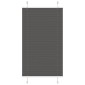 vidaXL Πλισέ περσίδα Μαύρο 70x100 cm Πλάτος υφάσματος 69,4 cm
