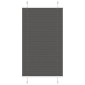 vidaXL Πλισέ περσίδα Μαύρο 75x100 cm Πλάτος υφάσματος 74,4 cm