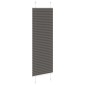 vidaXL Πλισέ περσίδα Μαύρο 40x150 cm Πλάτος υφάσματος 39,4 cm