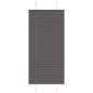 vidaXL Πλισέ περσίδα Μαύρο 65x150 cm Πλάτος υφάσματος 64,4 cm