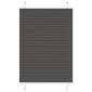 vidaXL Πλισέ περσίδα Μαύρο 85x150 cm Πλάτος υφάσματος 84,4 cm
