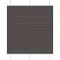 vidaXL Πλισέ περσίδα Μαύρο 115x150 cm Πλάτος υφάσματος 114,4 cm