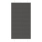vidaXL Πλισέ περσίδα Μαύρο 105x200 cm Πλάτος υφάσματος 104,4 cm