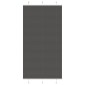vidaXL Πλισέ περσίδα Μαύρο 110x200 cm Πλάτος υφάσματος 109,4 cm