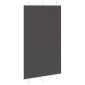 vidaXL Πλισέ περσίδα Μαύρο 115x200 cm Πλάτος υφάσματος 114,4 cm