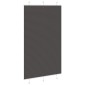 vidaXL Πλισέ περσίδα Μαύρο 115x200 cm Πλάτος υφάσματος 114,4 cm