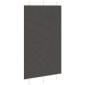 vidaXL Πλισέ περσίδα Μαύρο 120x200 cm Πλάτος υφάσματος 119,4 cm