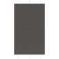vidaXL Πλισέ περσίδα Μαύρο 120x200 cm Πλάτος υφάσματος 119,4 cm