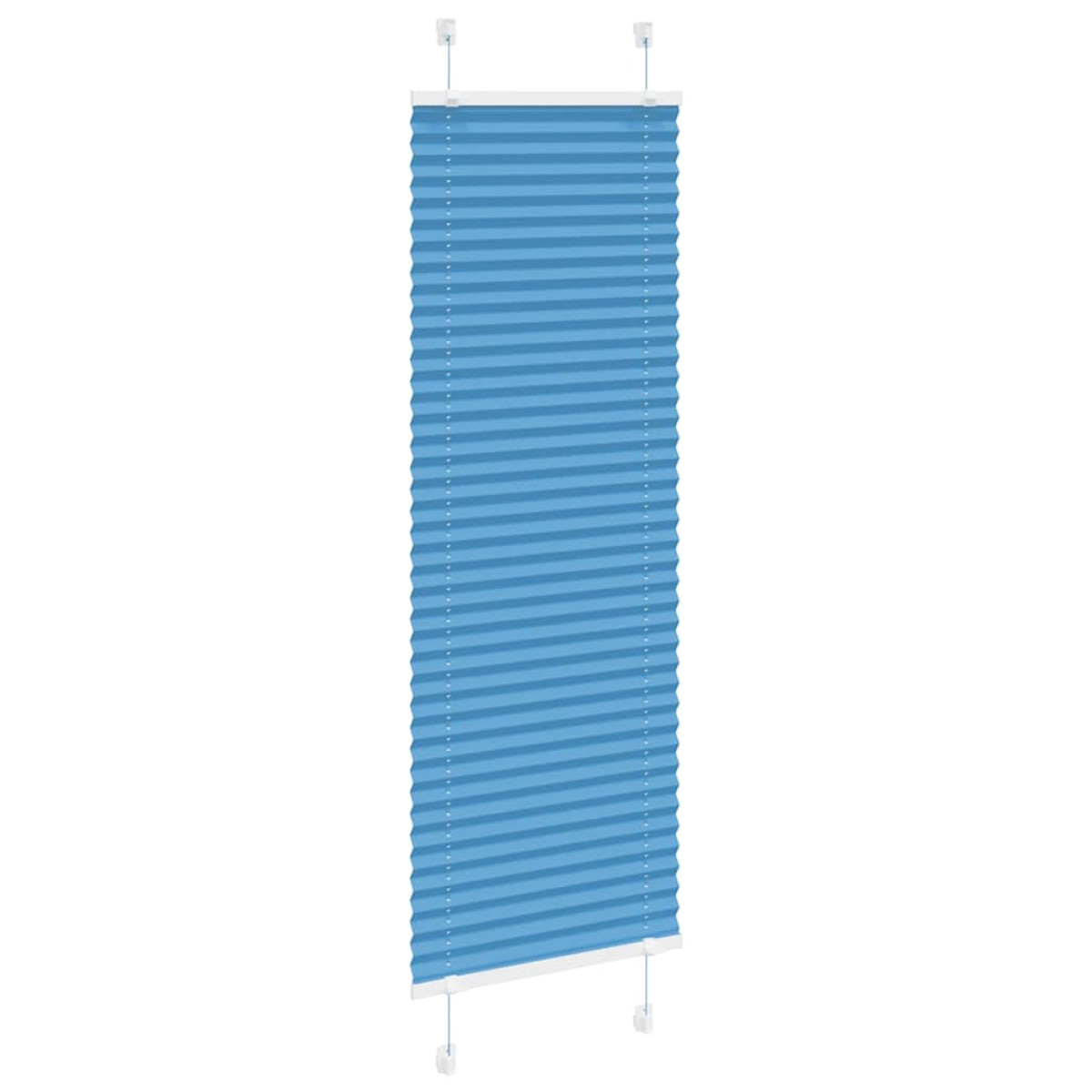 vidaXL Πλισέ Στόρι Μπλε 40x100 εκ. Πλάτος Υφάσματος 39,4 εκ. Πολυεστέρας