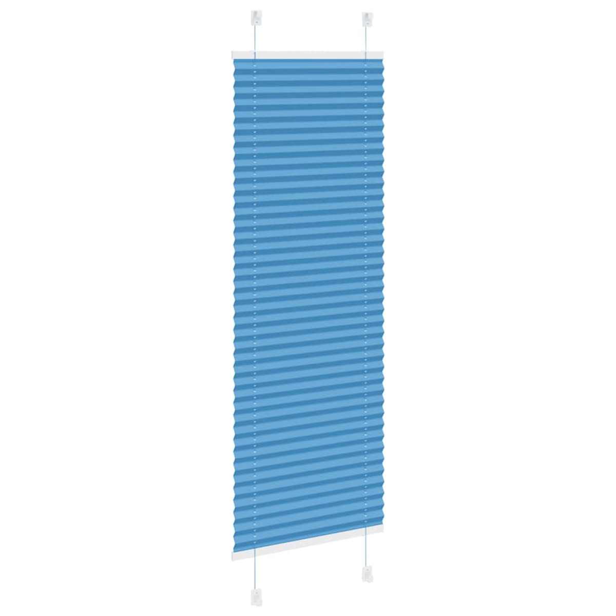vidaXL Πλισέ Στόρι Μπλε 45x150 εκ. Πλάτος Υφάσματος 44,4 εκ. Πολυεστέρας