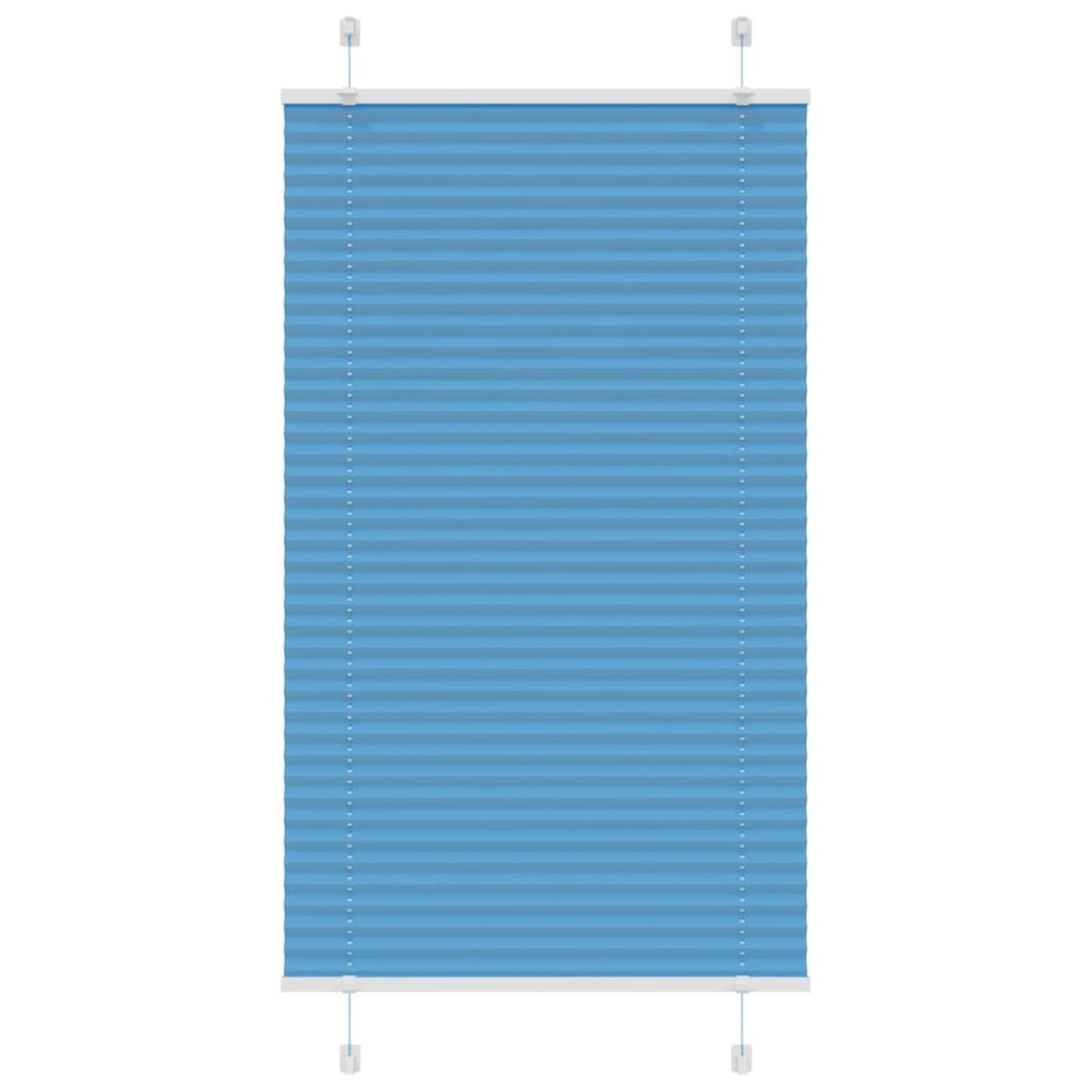 vidaXL Πλισέ Στόρι Μπλε 70x150 εκ. Πλάτος Υφάσματος 69,4 εκ. Πολυεστέρας