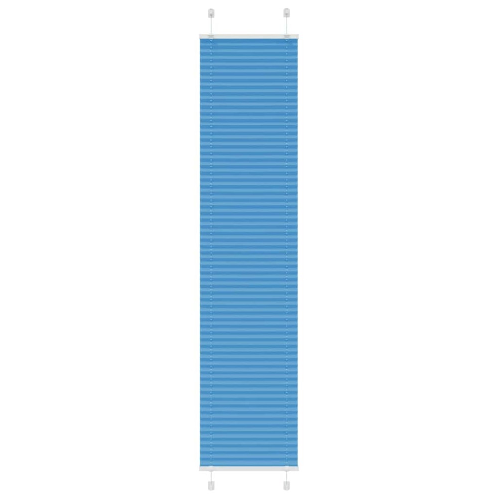 vidaXL Πλισέ Στόρι Μπλε 45x200 εκ. Πλάτος Υφάσματος 44,4 εκ. Πολυεστέρας