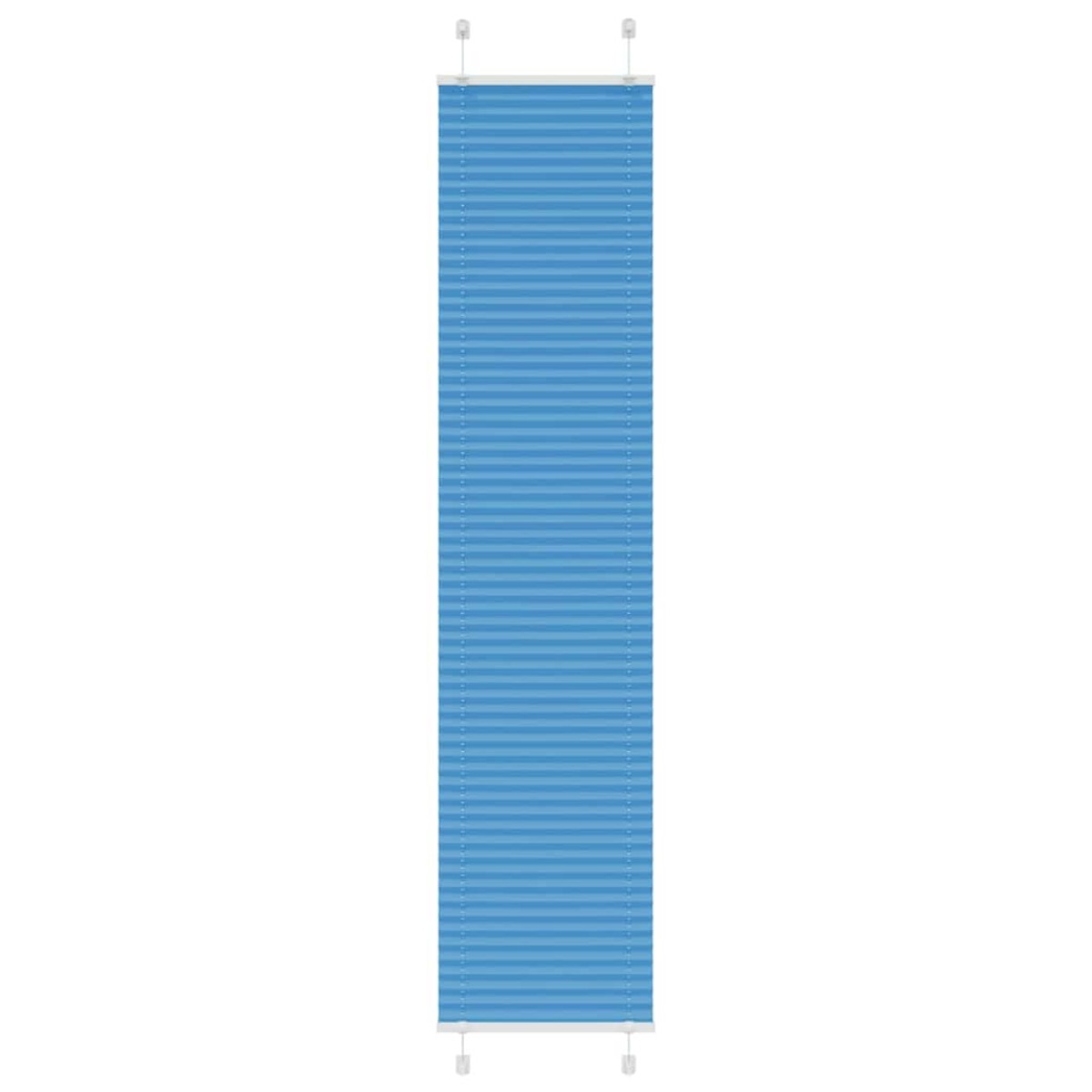 vidaXL Πλισέ Στόρι Μπλε 45x200 εκ. Πλάτος Υφάσματος 44,4 εκ. Πολυεστέρας