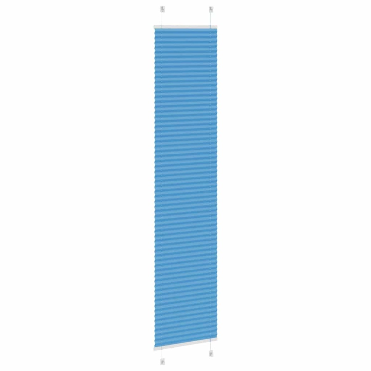 vidaXL Πλισέ Στόρι Μπλε 45x200 εκ. Πλάτος Υφάσματος 44,4 εκ. Πολυεστέρας