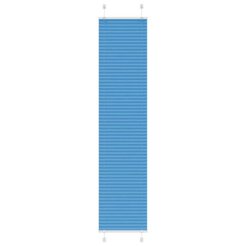 vidaXL Πλισέ Στόρι Μπλε 45x200 εκ. Πλάτος Υφάσματος 44,4 εκ. Πολυεστέρας